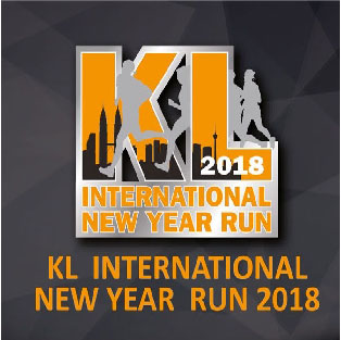 KL International New Year Run Logo