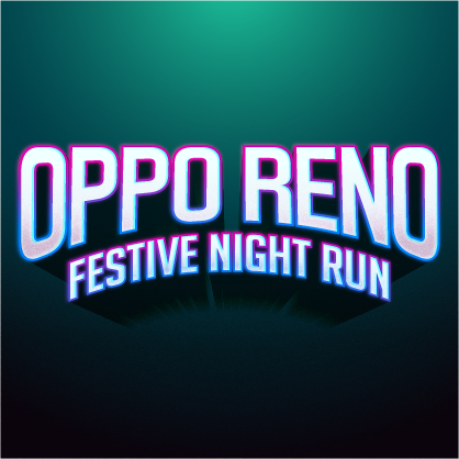OPPO Reno Festive Night Run Logo