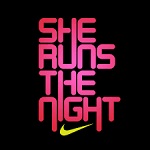 Nike- She runs the Night Logo