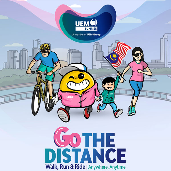 UEM Sunrise Go The Distance Logo