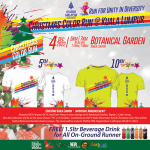 Christmas Color Run KL Logo