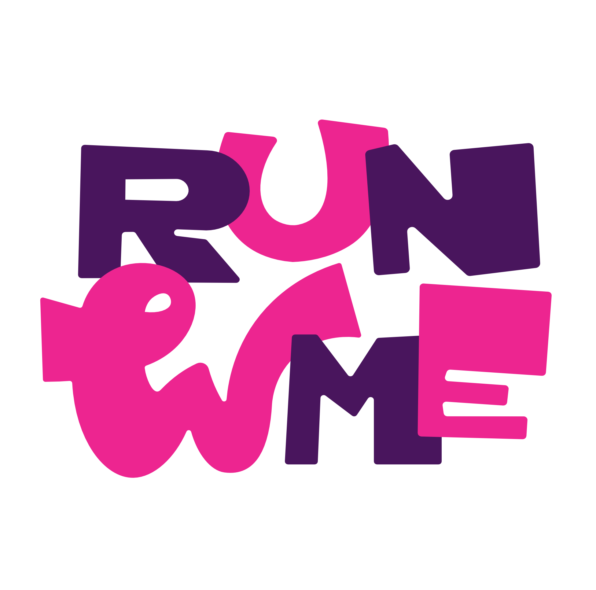 RUN WITH ME Logo