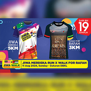 Jiwa Merdeka Run X Walk for Rafah Logo