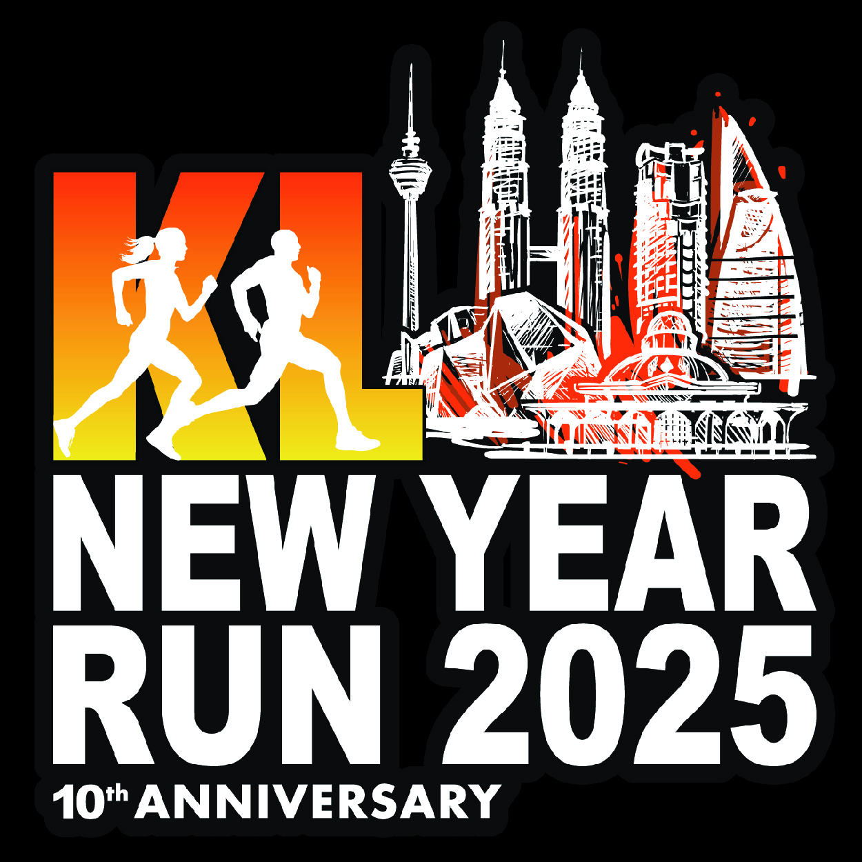 KL New Year Run Logo