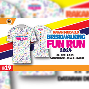 Rakan Muda 3.0 Briskwalking X Fun Run Logo