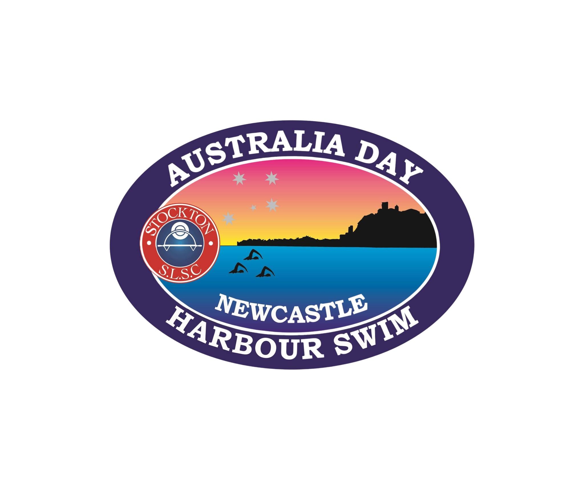 Australia Day Newcastle Harbour Swim Logo