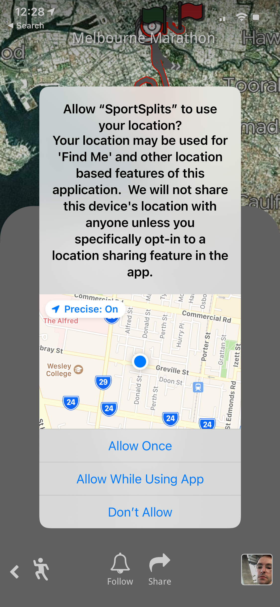 Enable Location Services